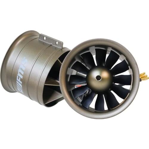 FMS RC Model 90mm 12 Blade EDF with 6S 1850KV or 8S 1500KV Inrunner Brushless Motor Power System