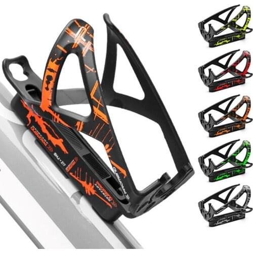 MTB Bike Water Bottle Cage Road Bicycle Drink Water Bottle Rack Holder Cycling Water Bottle Plastic Bracket with Pry Bars