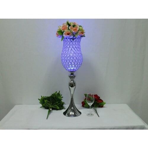 20pcs/lot crystal candle holder wedding centerpiece D20cm by H70CM Tall