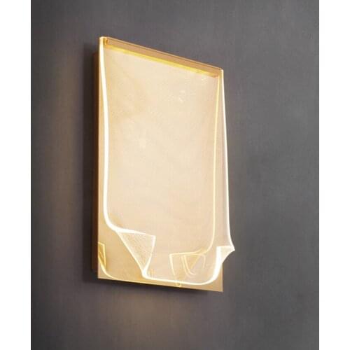 Minimalist LED Wall Lamp Home Decoration Acrylic Wall Light Hotel Living Room Bedroom Dining Room Indoor Background Wall Lamp