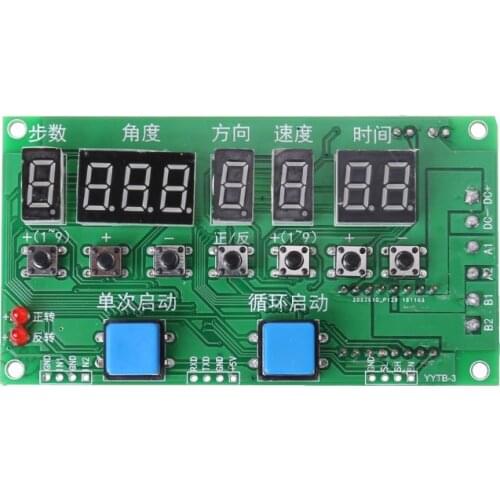 C5AD Stepper Motor Driver Controller Module Angle/Direction/Speed/Time Programmable Board DC 8-27V