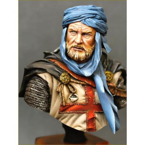 1/10 Resin Model Building Kit Bust Templar Knight