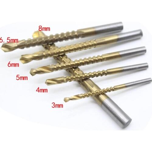 6pcs/set Cobalt Drill Bit Set Spiral Screw Metric Composite Tap Drill Bit Tap Twist drill bit set multi-function metal specia
