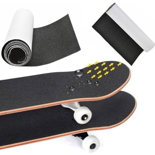 Non-Slip Waterproof Pure Color Skateboard Deck Protection Sandpaper Grip Tape for outdoor tools set