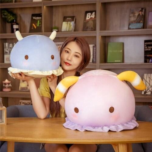 New Arrival Lovely Manatee Toys Kawaii Sea World Animal Manatee Throw Pillows Sea Lion Plush Stuffed Sleeping Pillow Doll Toy