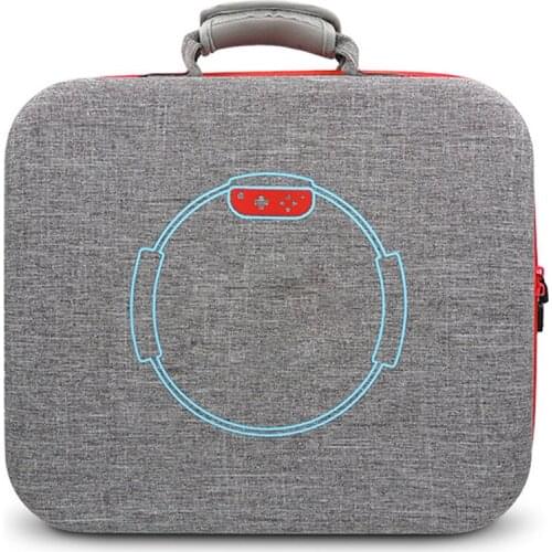 Portable EVA Hard Travel Carrying Case For Nintend Switch Fitness Ring Controller Accessories Dustproof Protective Storage Bag