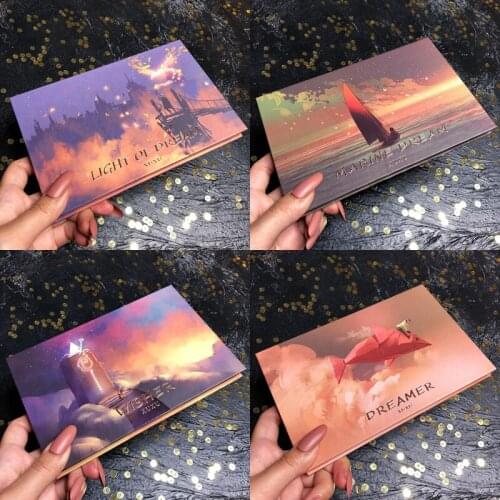 Professional 18 Color Glitter Eyeshadow Palette Shimmer Matte Eyeshadow Pallete Waterproof Metallic Pigmented Makeup Palette