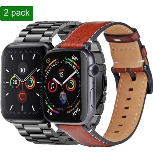 Correa for apple watch band 44mm 40mm bracelet accessories for iwatch strap series 5 4 3 pulseira 42mm 38mm Business watchbands