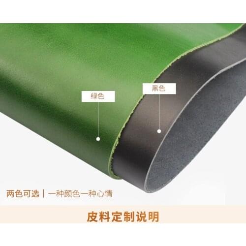 Diy handmade top layer colorful leather Dyesable tanned leather material 1.5-2mm thickness