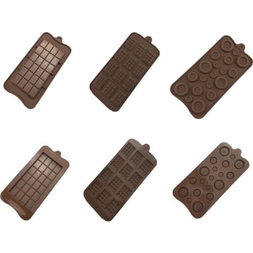 Silicone Chocolate Mold 3 Shapes baking Tools Non-stick cake mold Jelly and Candy 3D DIY best