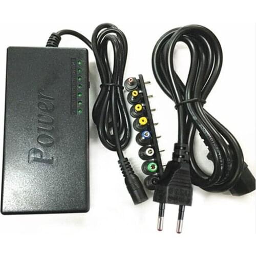 Universal Power Supply 96W 12V To 24V Adjustable LED Charger Laptop Adapter 8 Detachable Plugs EU US UK AU Plug Portable L1
