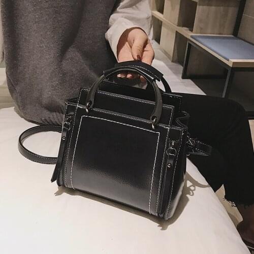 Vintage Scrub Leather Bucket Shoulder Bags for Women 2021 Trending Designer Crossbody Womens Handbags Wide Messenger Belt Bag