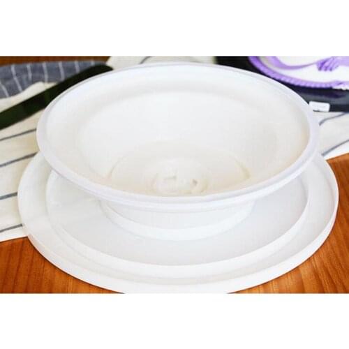 Rotatable Anti-Skid Round Platform DIY Cake Plate Decorating Stand Baking Tool