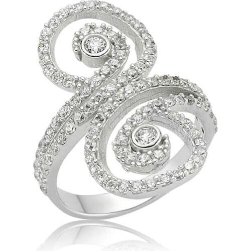 Silver Infinity Ladies Ring
