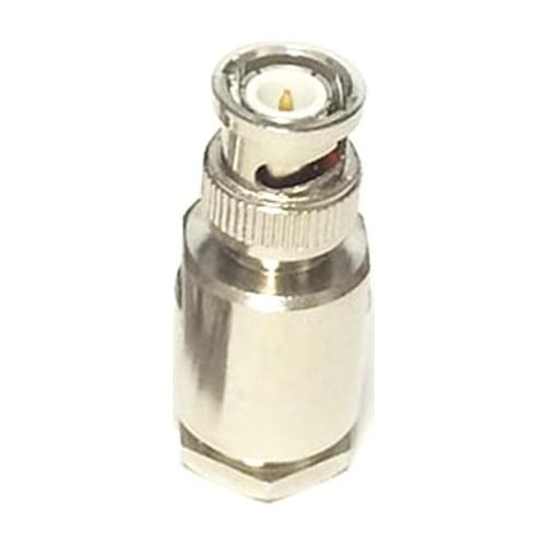 1pc BNC Male Plug RF Coax Connector Clamp for RG8 RG213 LMR400 Cable Straight Nickel NEW Wholesale