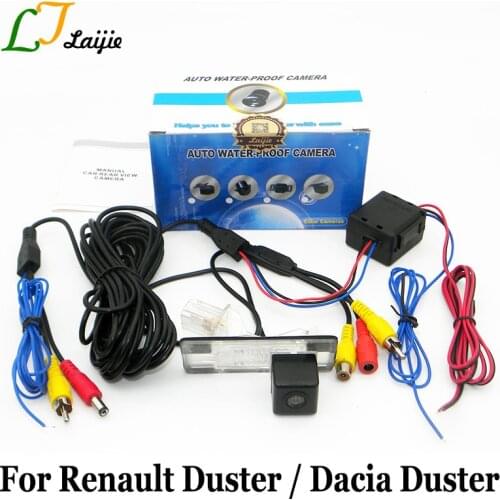 Car Rearview Camera For Renault Duster / For Dacia Duster / HD Wide Lens Angle With Power Relay Auto Backup Reverse Camera