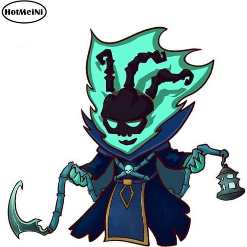 HotMeiNi 13cm x 11.9cm Thresh Graphics LOL Cartoon Auto Car Stickers Motorcycle Vinyl Decals for Laptop Refrigerator Car Body