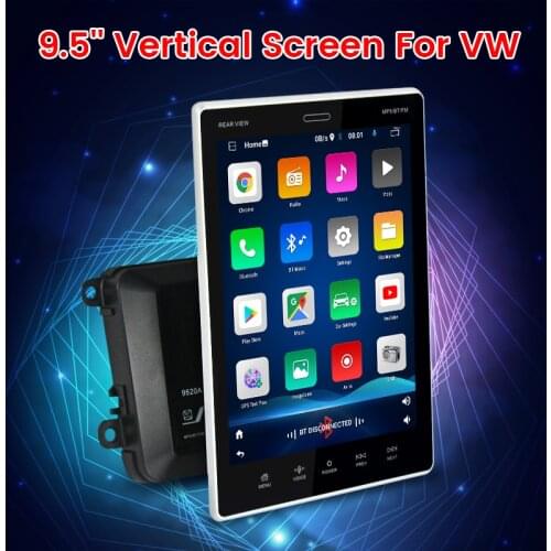 9.5" RDS 2 Din Android Car Multimedia Player Radio GPS Navigation For Volkswagen VW Passat B6 Touran GOLF5 POLO jetta 2 din DVD