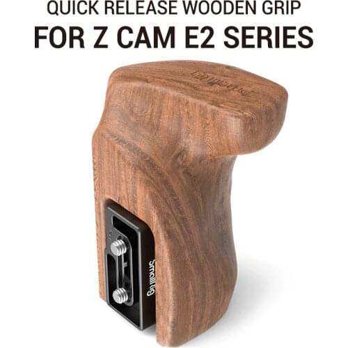 SmallRig DSLR Camera Quick Release Ergonomic Wooden Grip For Z CAM E2 Series Cameras With Integrated Allen Wrench DIY Rig- 2457