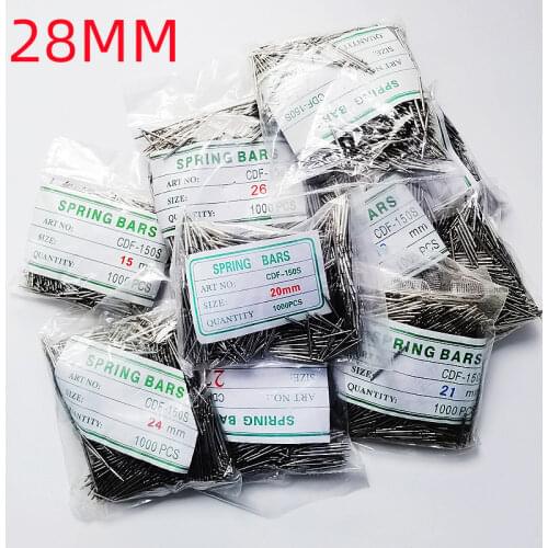 Wholesale 1000PCS / bag High quality watch repair tools & kits 28MM spring bar watch repair parts -041418