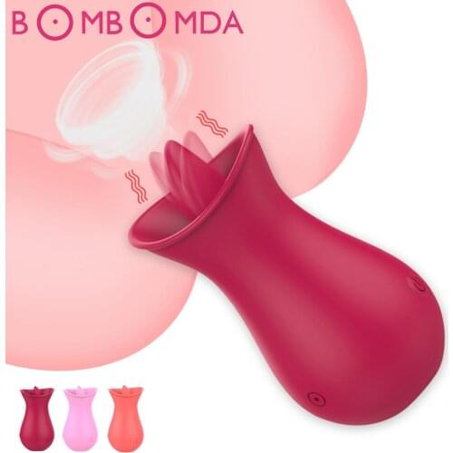 G spot Vibrator Clitoral Tongue Licking Clit Stimulator Sex Toy for Women Couples USB Magnetic Recharge Breast Nipple Massager
