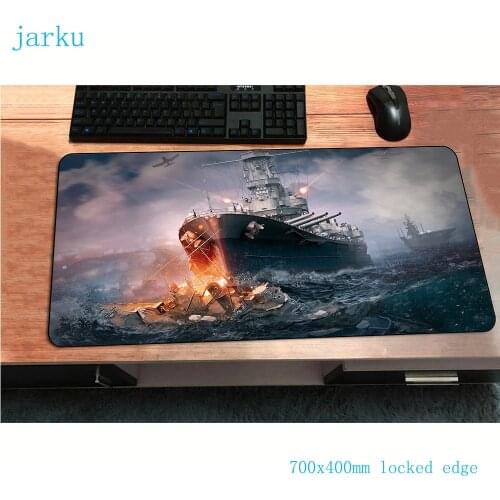 World of warships mousepad 700x400x3mm big Computer mouse mat gamer gamepad pc gamer 3d gaming mousemat desk pad office padmouse