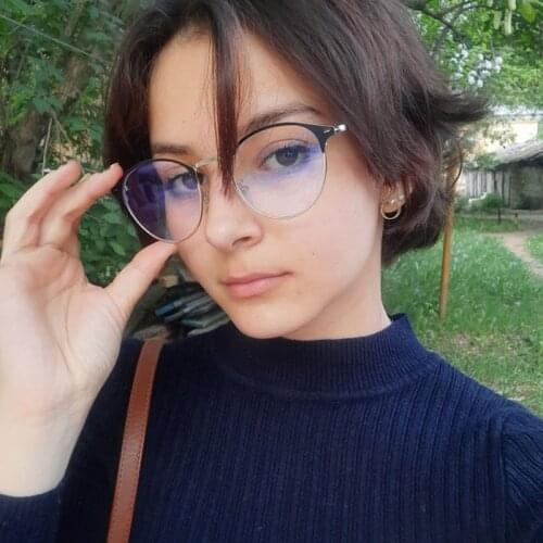 Anti Blue Light Eyewear Discoloration Glasses Men Clear Eye Glasses Women Computer Lunette Glasses Gaming Optical Eyeglasses