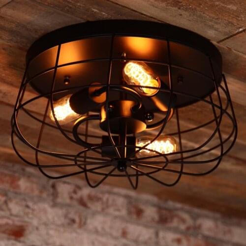 Nostalgic American Fan Edison Bulb Balcony Vintage Ceiling Light Study / Restaurant Light Loft Style Bar Lights Free Shipping