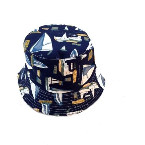 Bucket hat for women панамы Double-sided warmth Bucket hat men hat Cotton Printed Plaid casual fashion warm hat Fishing hat
