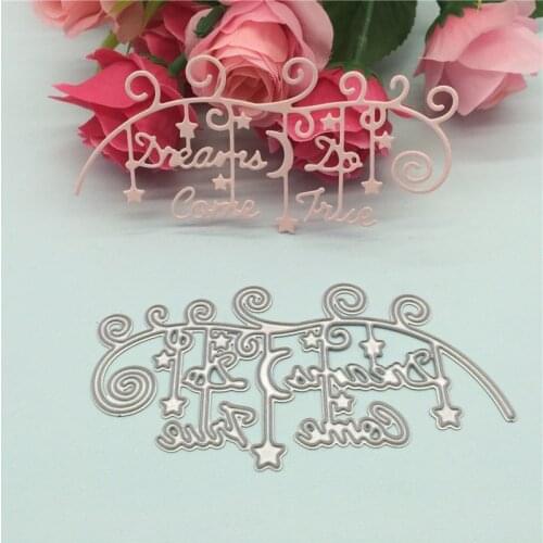 Letter Vine Metal Cutting Dies Stencils DIY Scrapbooking Album Decorative Embossing Folder Paper Cards Die Cutting Template