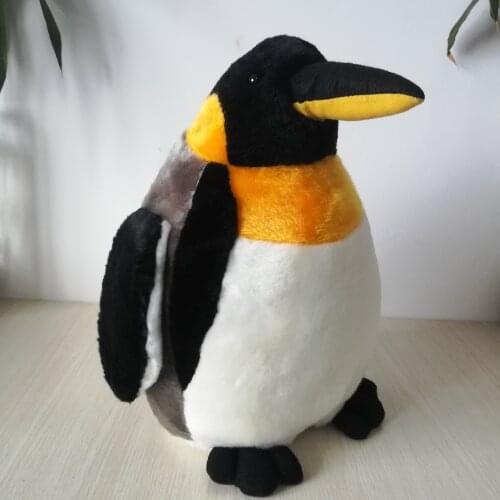 About 33cm fat penguin plush toy soft doll throw pillow birthday gift b2627