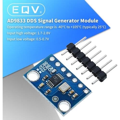 AD9833 Programmable Microprocessors Serial Interface Module Sine Square Wave DDS Signal Generator Module 9833