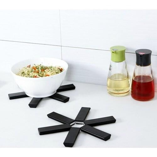 Foldable Non-slip Heat Resistant Pad Trivet Pan Placemat Pot Holder Mat Coaster Cushion Kitchen Accessories