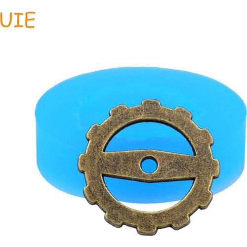 ST013U Gear Mold Mould Flexible Silicone Push Mold 20mm - Polymer Clay Mini Sweets Molds, Cotton Candy Mould
