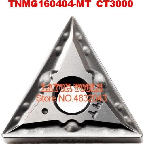 TNMG160404-MT CT3000, 10pcs Cnc Lathe Dedicated Blade, Suitable For Outer Circle, Inner Hole Processing