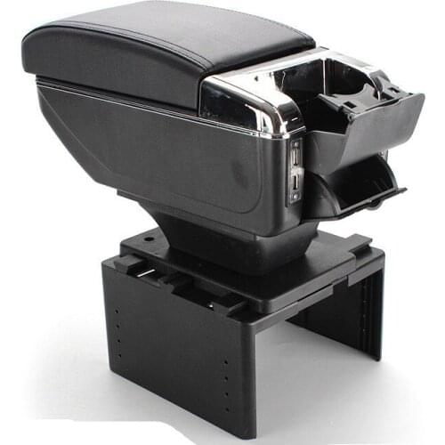 Universal Car Special Armrest Box Refit Central Handheld Box Card Adjustable Width Belt 7 Charging USB