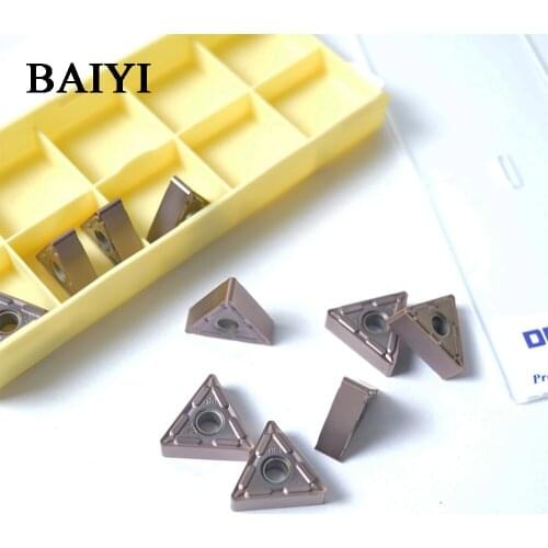 10pcs TNMG160404 / TNMG160408-MQ LF6018 indexable rotary tool insert CNC solid carbide insert for stainless steel