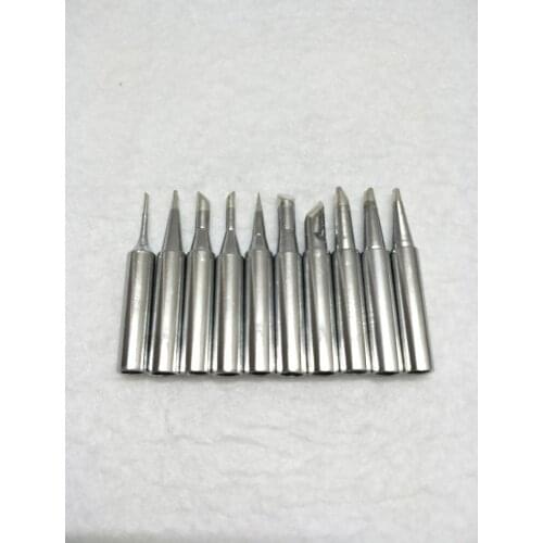 10 X Lead-free solder Iron tip 900M-T for hakko 933.376.907.913.951,898D,852D+,atten,quick,Lukey 852D soldering rework station