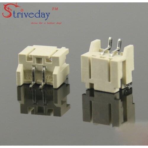100pcs/lot led SMD terminal 2p high temperature flame PH2.0 horizontal SMD Terminal Block