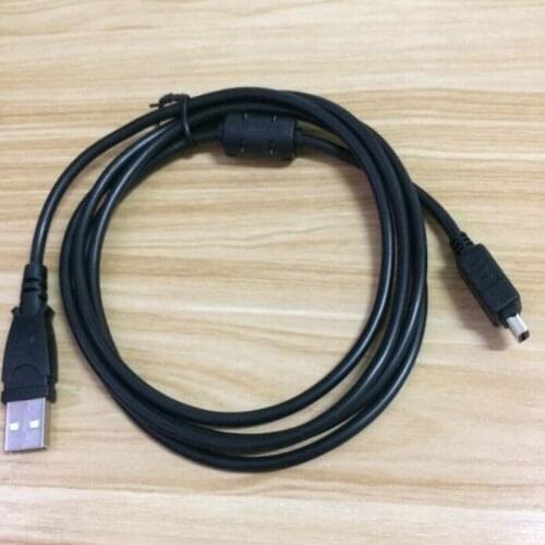 200pcs/lot 1.5M/5ft 12 Pin CB-USB5 CB-USB6 Camera USB Data Cable Cord For Olympus Olympus SZ-10 SZ-20 SZ-31MR OM-D E-M5