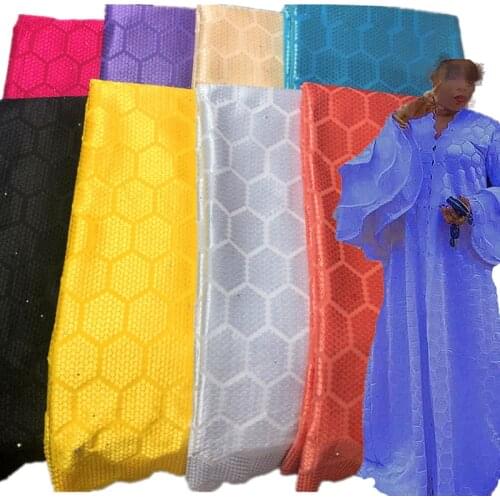 African Good quality new 5YARDS Swiss Polish Lace Fashion Style Swiss Cotton lace fabric with stones hot selling design