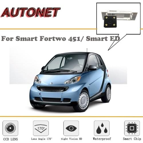 AUTONET Rear View camera For Smart Fortwo 451/ Smart ED/Night Vision/CCD/Reverse Camera/Backup Camera/license plate camera