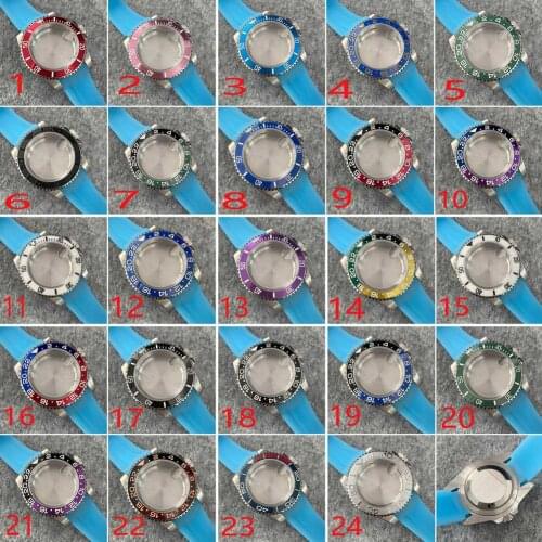 316 Stainless Steel Watch Case + Watch Strap 10ATM Waterproof Magnifying Sapphire Glass Watch Accessories for NH35 Movement