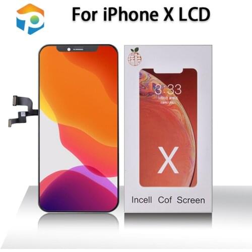 AAA+++ LCD Display For i Phone X RJ LCD Touch Screen Display Assembly With 3D Force Touch Replacement No Dead Pixel With Tools
