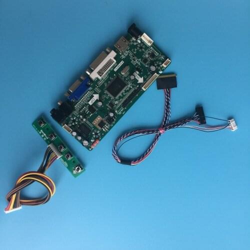 For LTN156AT05-U09 15.6" Controller kit Panel Screen Driver board VGA HDMI monitor Card LCD LED 1366X768 DVI LVDS