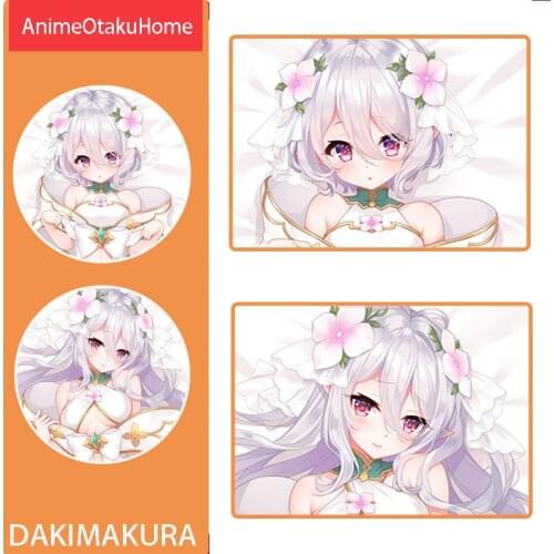 Anime Game Princess Connect! Re:Dive Kokoro Natsume Throw Pillow Cover Hugging Pillowcase Otaku Bedding Dakimakura Pillow Case