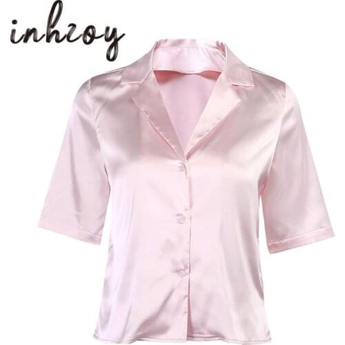 Inhzoy Silk Blouses