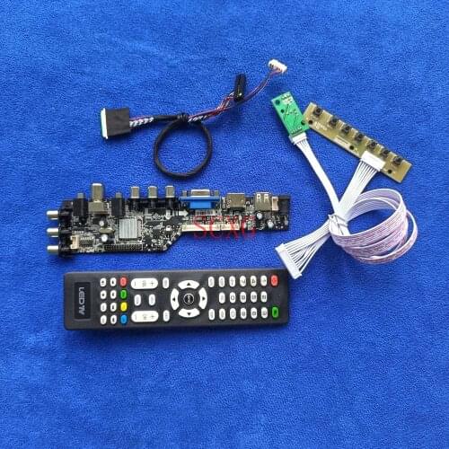 Screen drive card Fit B140XTN02.0/B140XTN02.3/B140XTN02.5 DVB AV VGA USB HDMI-compatible 1366*768 40Pin LVDS Digital Kit LCD LED