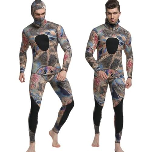 Diving suit neoprene 3mm men pesca diving spearfishing wetsuit snorkel swimsuit Split Suits combinaison surf wetsuit set