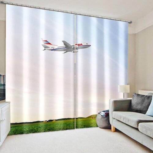 Beautiful Photo Fashion Customized 3D Curtains white fly curtains 3D Window Curtains For Living Room Bedroom